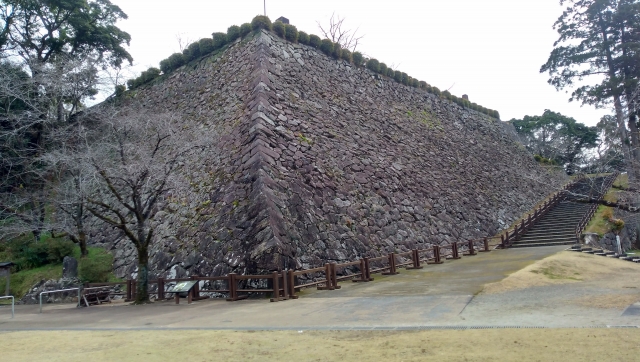 延岡城　石垣