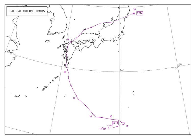 2022年台風第14号
