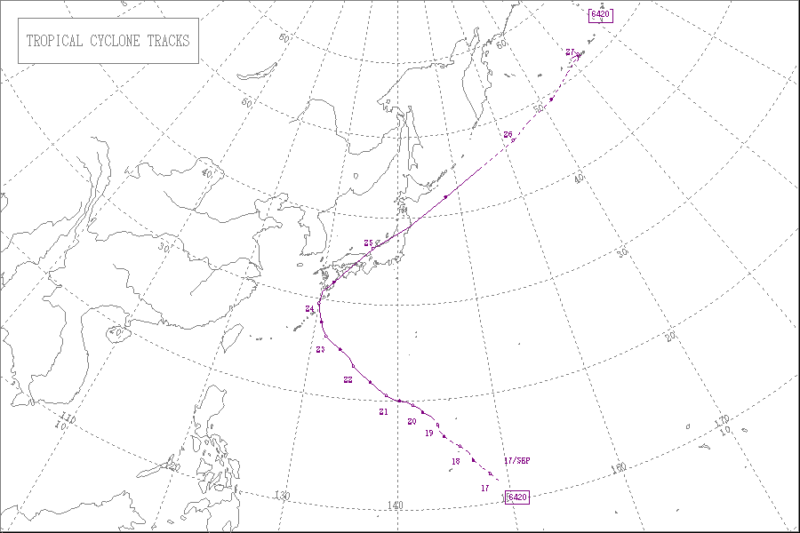 1964年台風20号