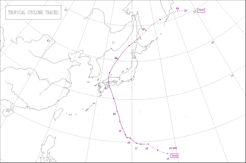 1970年台風第10号