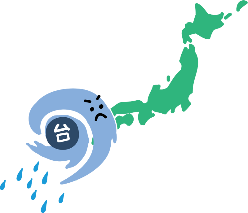 台風イラスト