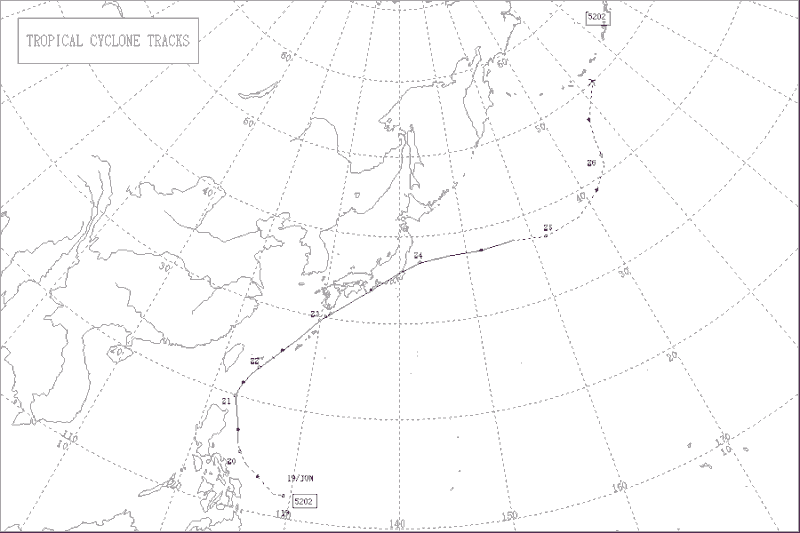 1952年台風第2号