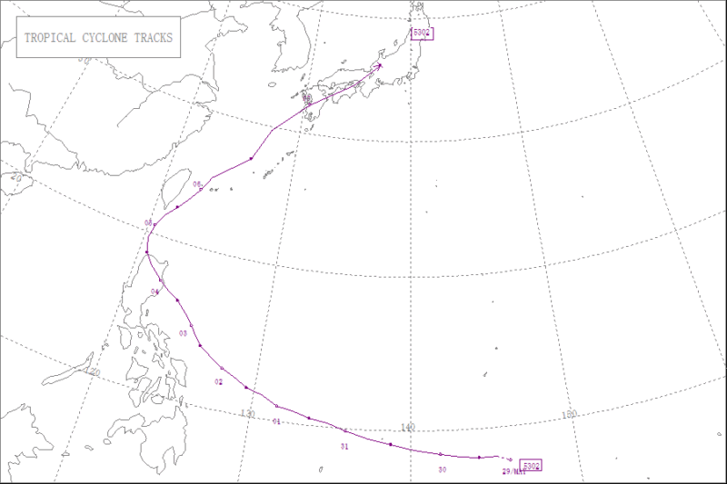 1953年台風第2号