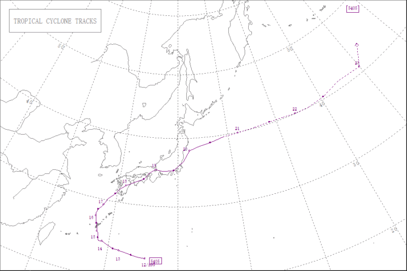 1954年台風第5号