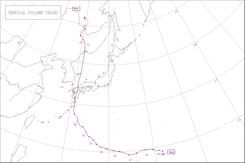 1954年台風第12号