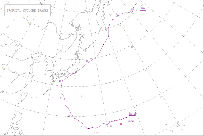 1954年台風第14号