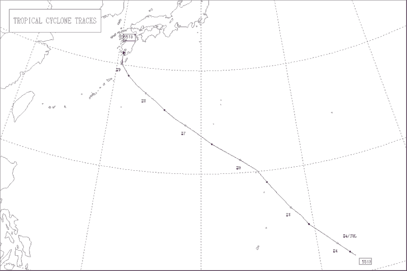1955年台風第13号