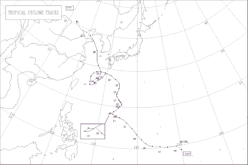 1972年台風第7号