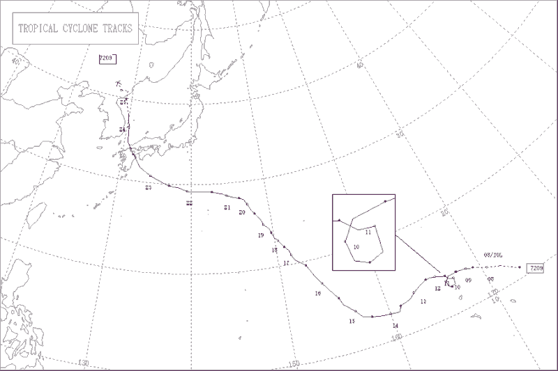 1972年台風第9号