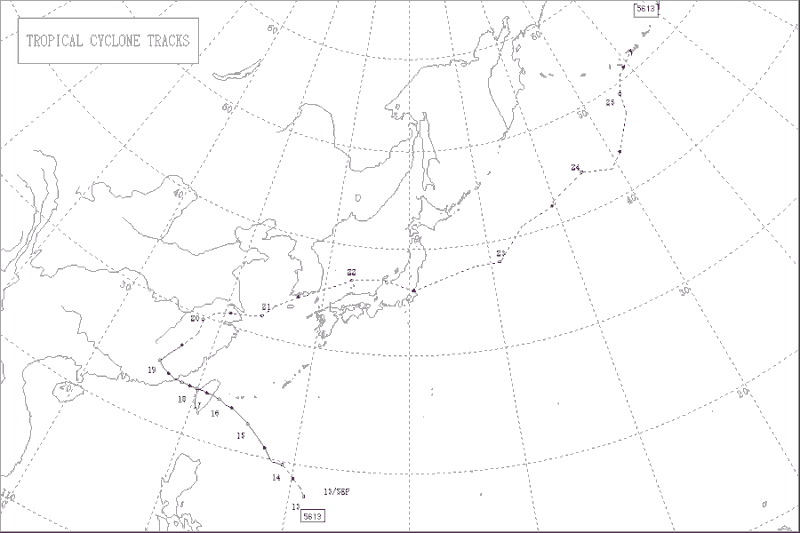 1956年台風第13号