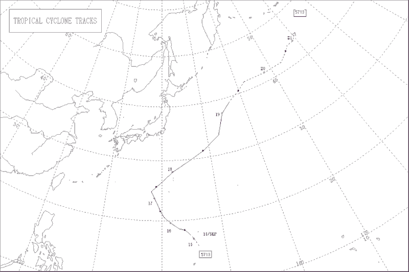 1957年台風第13号