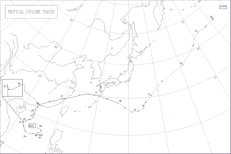 1960年台風第3号