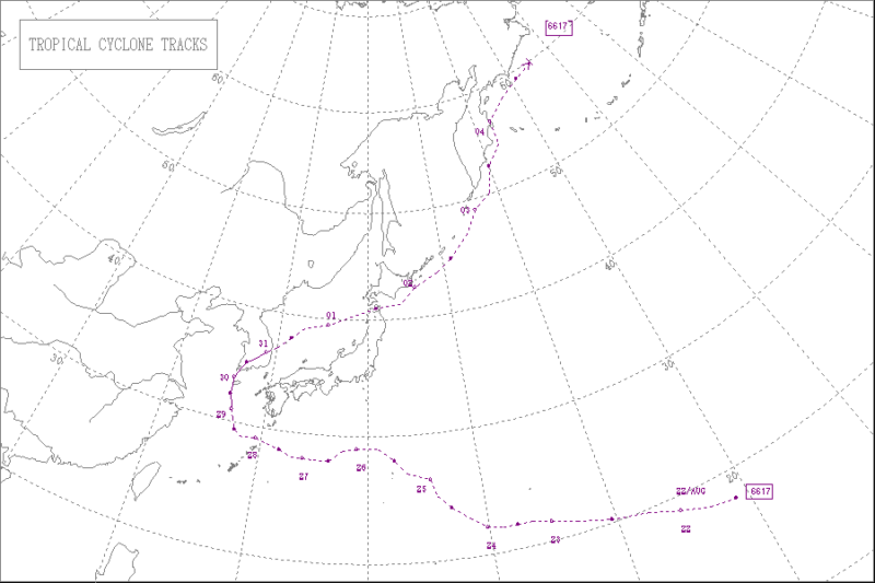 1966年台風第17号