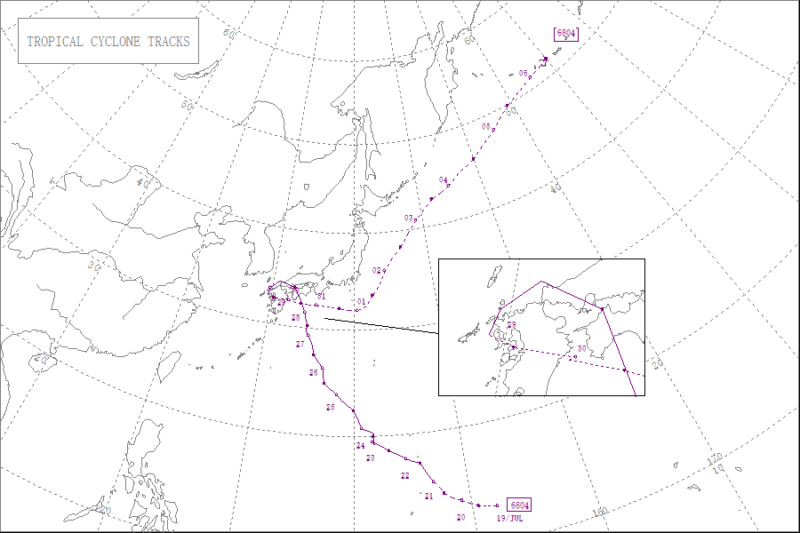1968年台風第4号