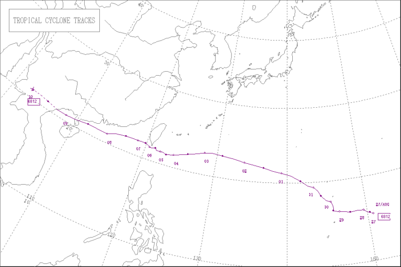 1968年台風第12号