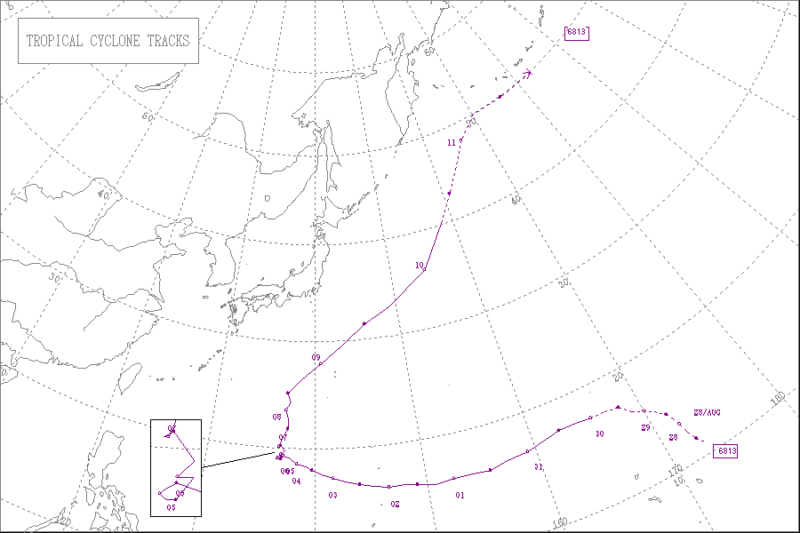 1968年台風第13号