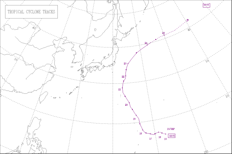 1968年台風第15号