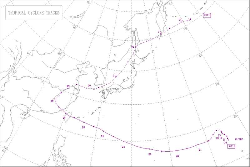 1969年台風第11号