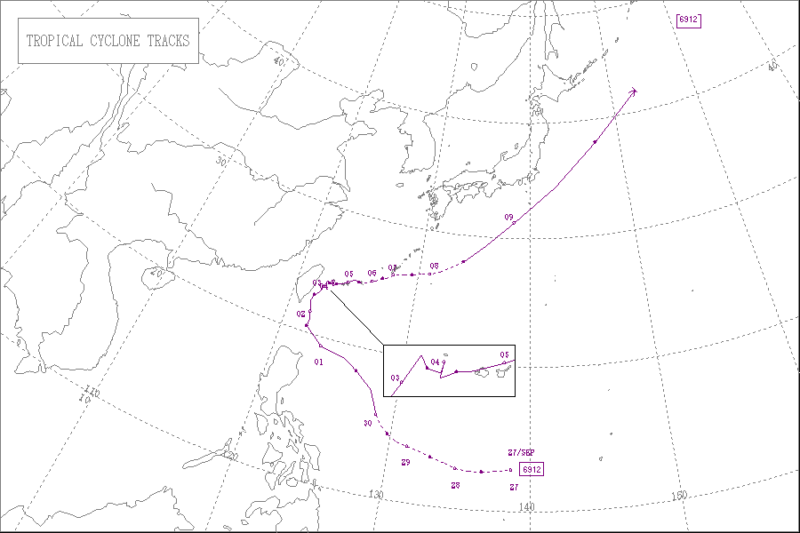 1969年台風第12号