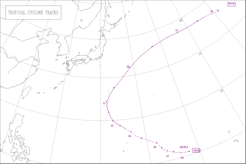 1969年台風第14号