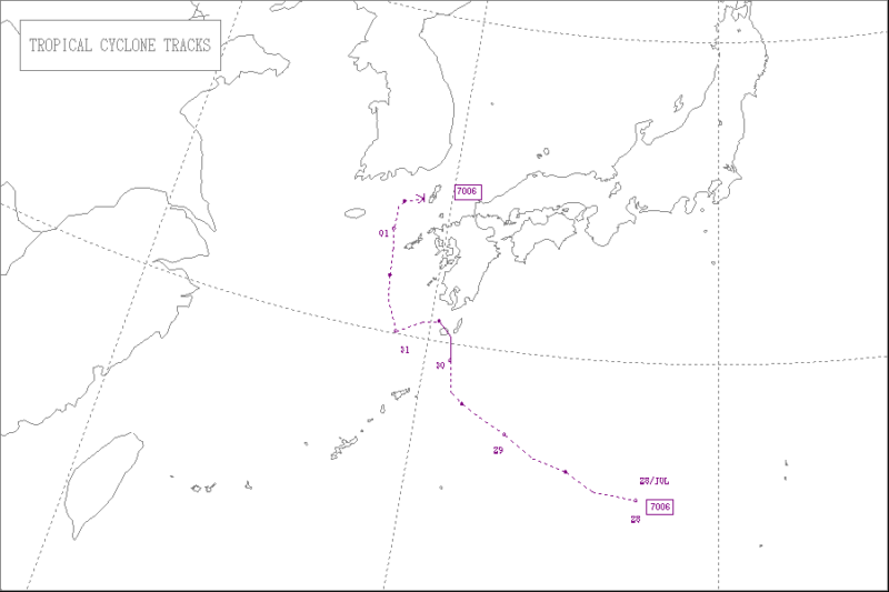 1970年台風第6号