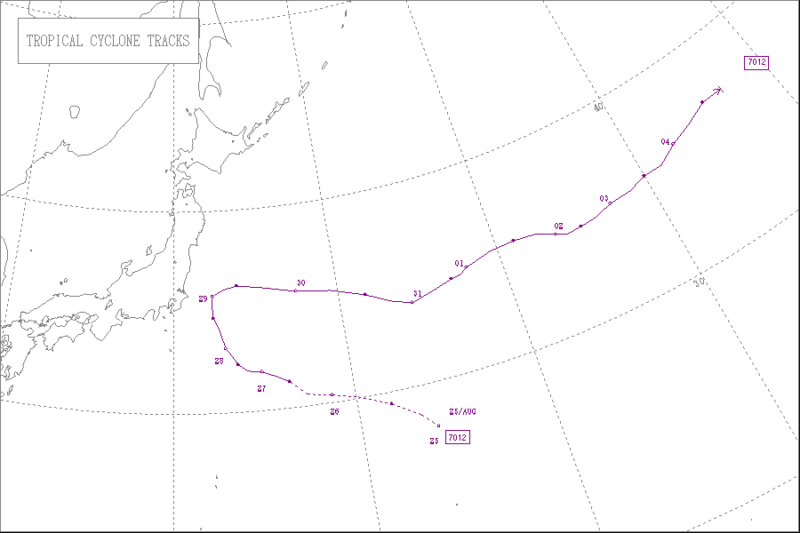 1970年台風第12号