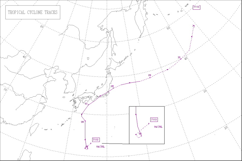 1971年台風第13号