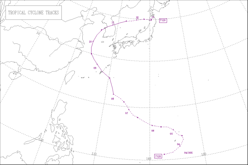 1971年台風第20号