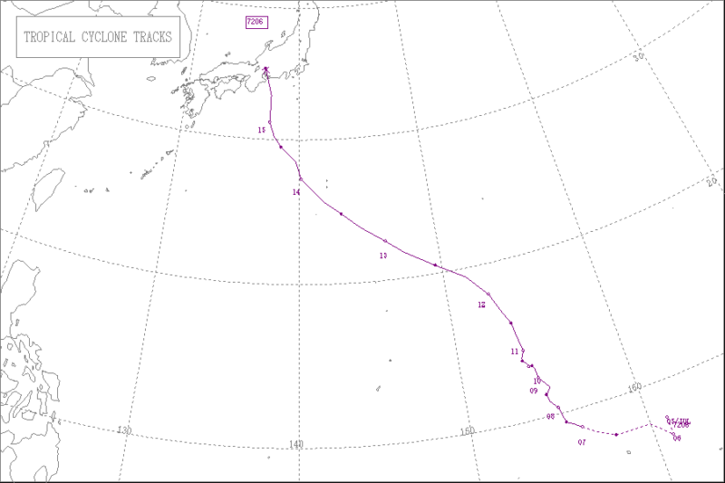 1972年台風第6号