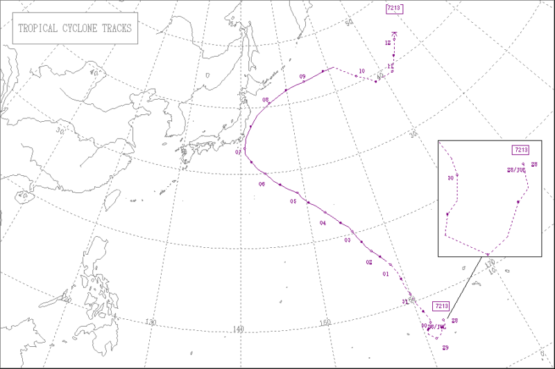1972年台風第13号