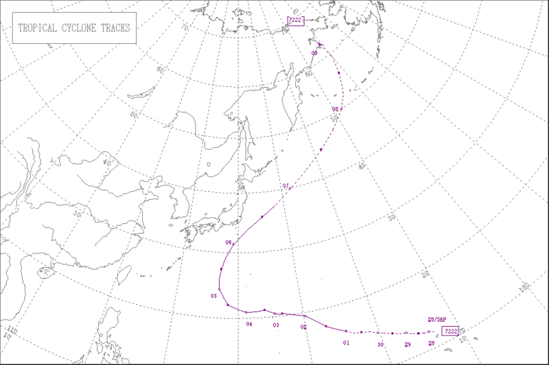 1972年台風第22号