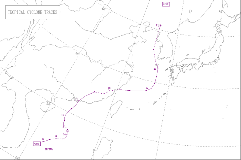 1973年台風第5号