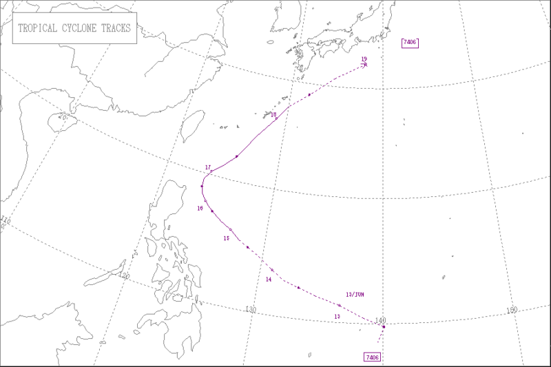 1974年台風第6号