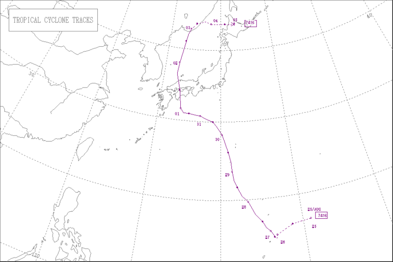 1974年台風第16号