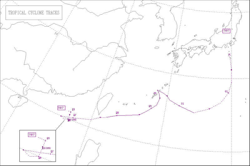 1974年台風第17号