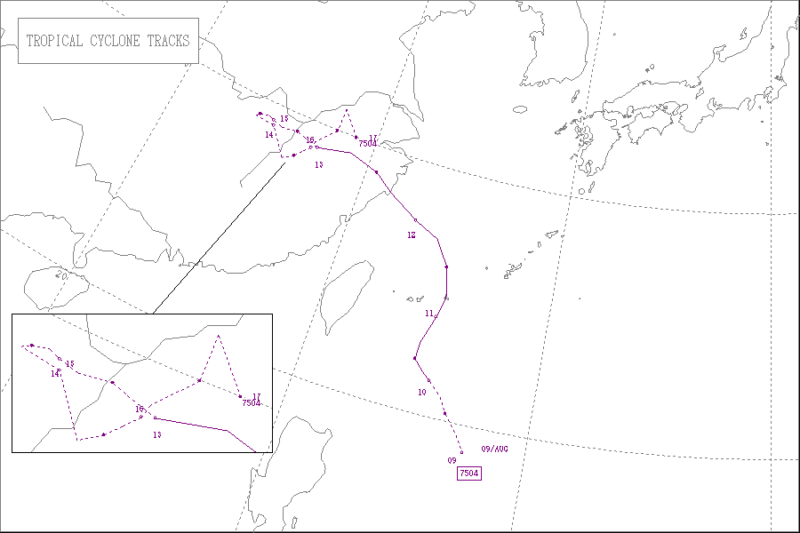 1975年台風第4号