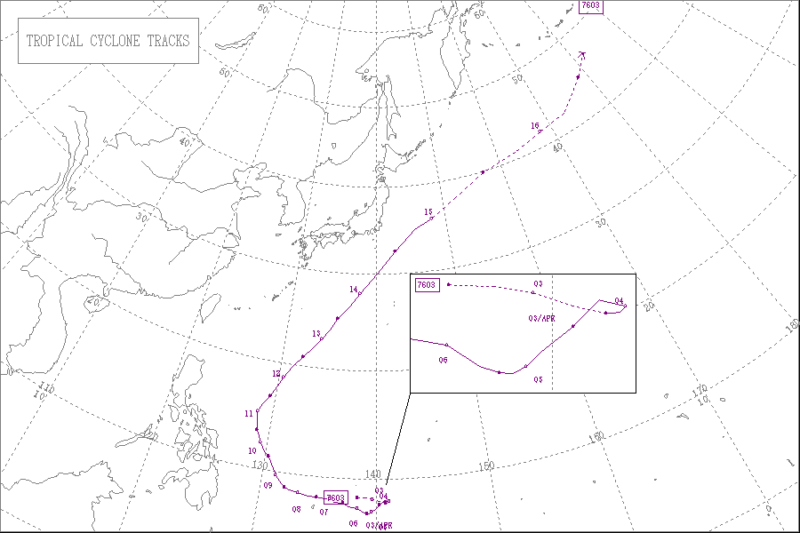 1976年台風第3号
