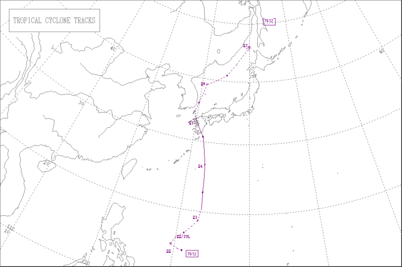 1976年台風第12号