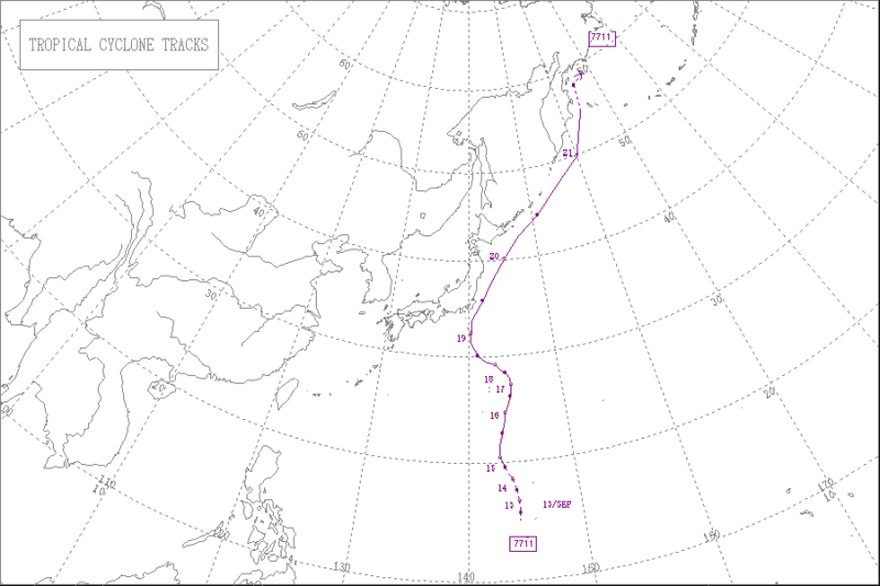 1977年台風第11号