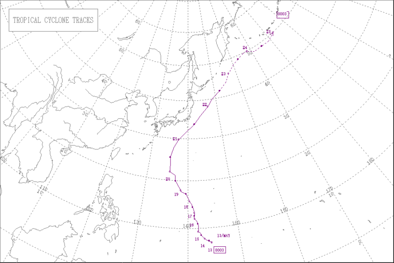 1980年台風第3号