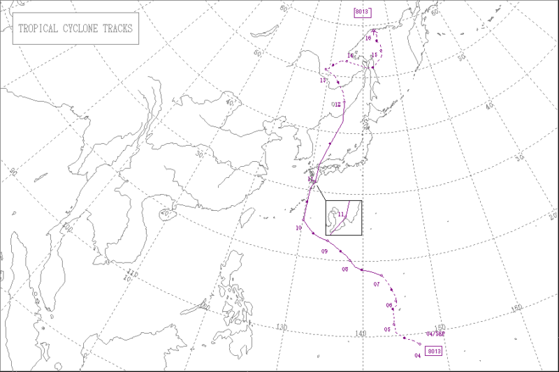 1980年台風第13号