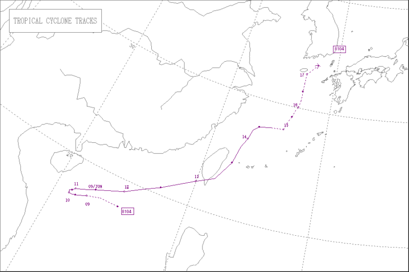 1981年台風第4号