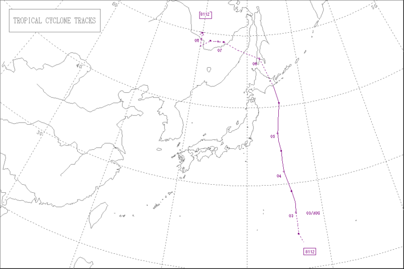1981年台風第12号