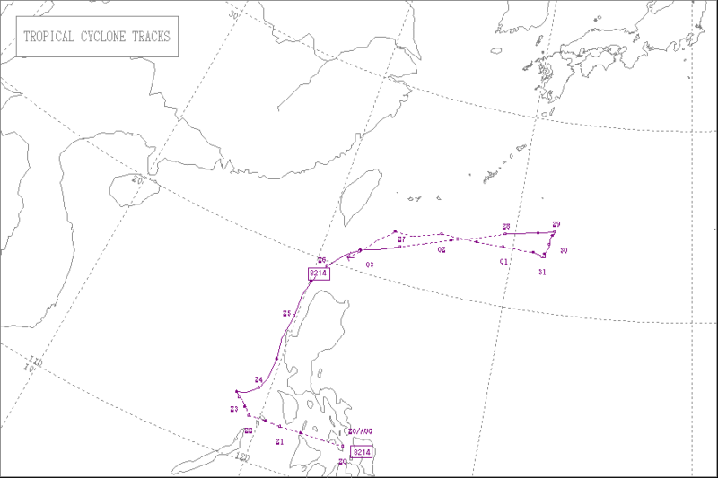 1982年台風第14号