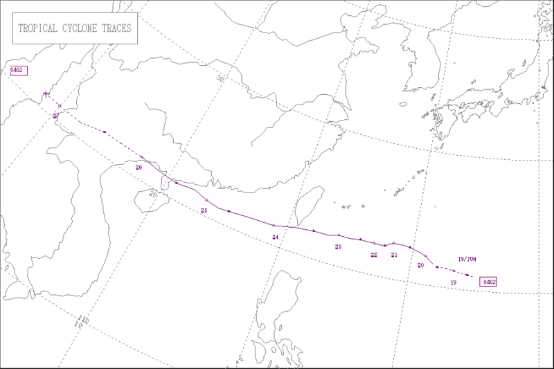 1984年台風第2号