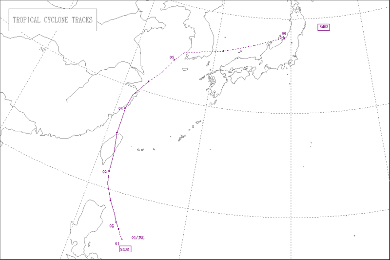 1984年台風第3号