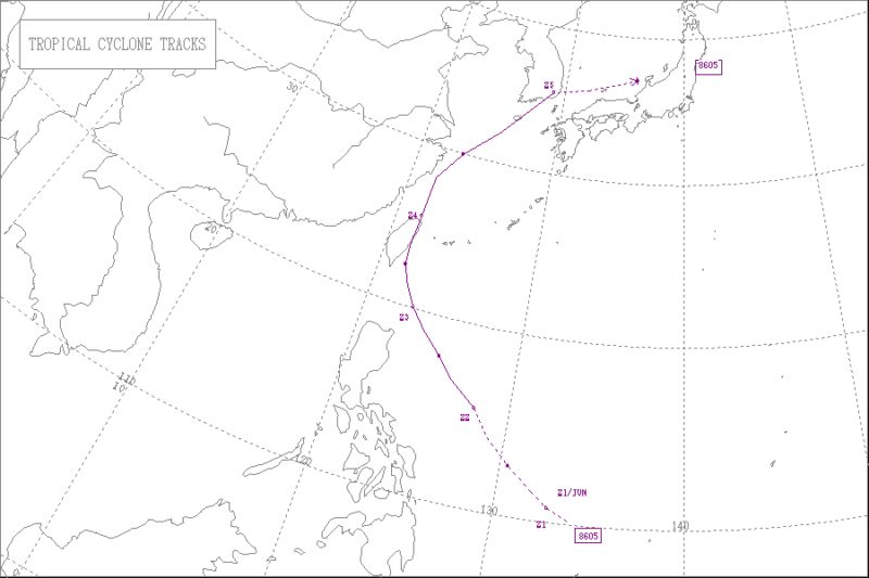 1986年台風第5号