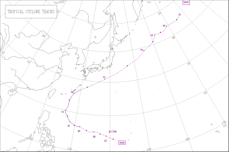 1986年台風第6号