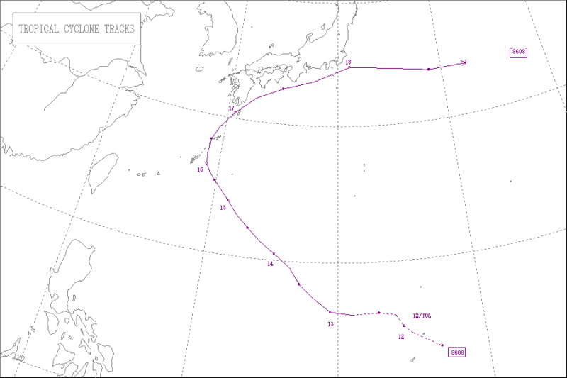 1986年台風第8号