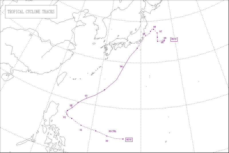 1986年台風第10号